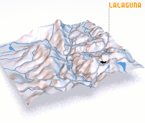 3d view of La Laguna