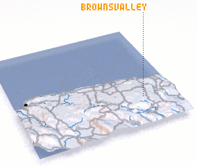 3d view of Browns Valley