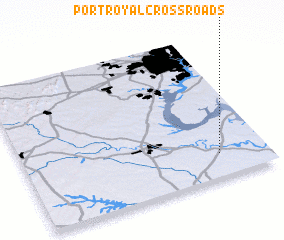 3d view of Port Royal Cross Roads