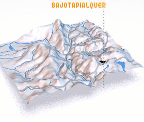 3d view of Bajo Tapialquer