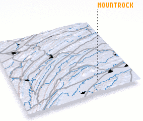 3d view of Mount Rock