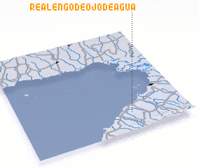 3d view of Realengo de Ojo de Agua