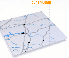 3d view of Mount Pilgrim