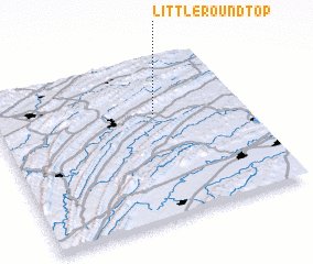 3d view of Little Roundtop