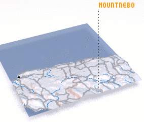 3d view of Mount Nebo