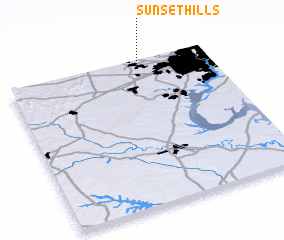 3d view of Sunset Hills