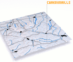 3d view of Cameron Mills