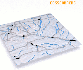 3d view of Coss Corners