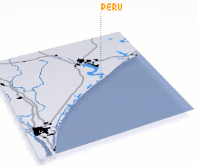 3d view of Peru