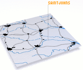 3d view of Saint Johns