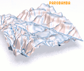 3d view of Parobamba