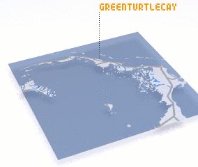 3d view of Green Turtle Cay