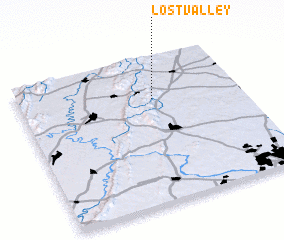 3d view of Lost Valley