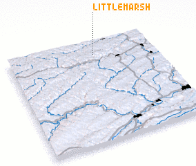 3d view of Little Marsh