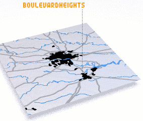 3d view of Boulevard Heights