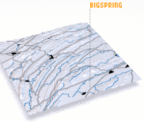 3d view of Big Spring