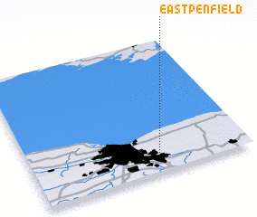 3d view of East Penfield