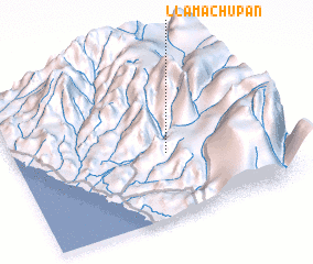 3d view of Llamachupán