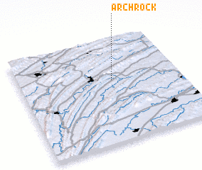 3d view of Arch Rock