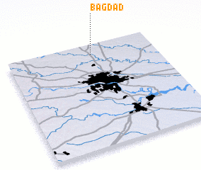 3d view of Bagdad