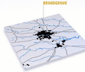 3d view of Brown Grove