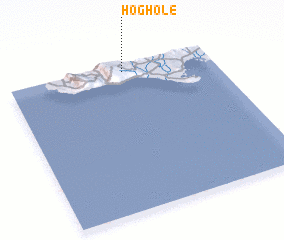 3d view of Hog Hole