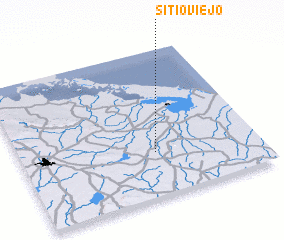 3d view of Sitio Viejo