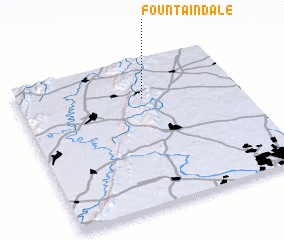 3d view of Fountain Dale