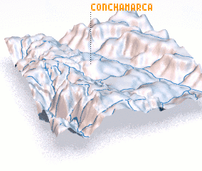 3d view of Conchamarca