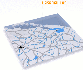 3d view of Las Anguilas