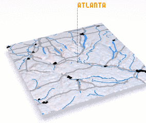 3d view of Atlanta