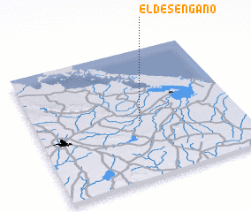 3d view of El Desengaño