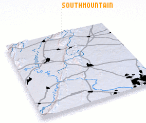 3d view of South Mountain