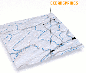 3d view of Cedar Springs
