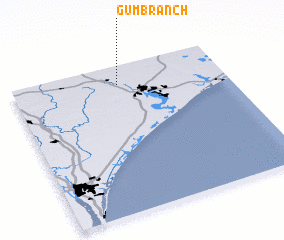 3d view of Gum Branch