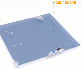 3d view of Cable Beach