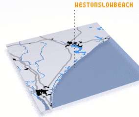 3d view of West Onslow Beach
