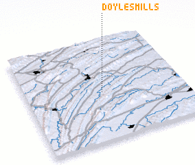 3d view of Doyles Mills