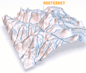 3d view of Monterrey