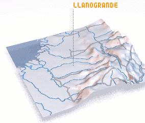 3d view of Llano Grande