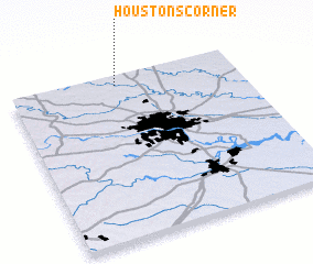 3d view of Houstons Corner