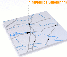 3d view of Pine View Mobile Home Park
