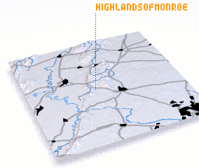 3d view of Highlands of Monroe