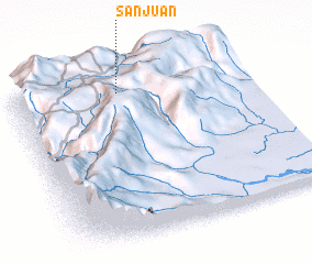 3d view of San Juan