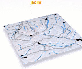 3d view of Idaho