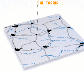 3d view of California