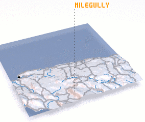 3d view of Mile Gully