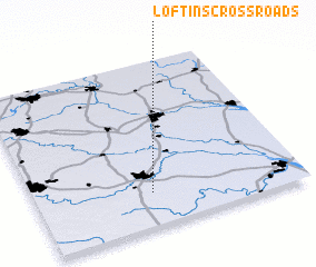 3d view of Loftins Crossroads