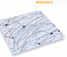 3d view of Mount Rock