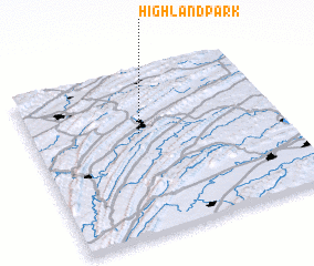 3d view of Highland Park